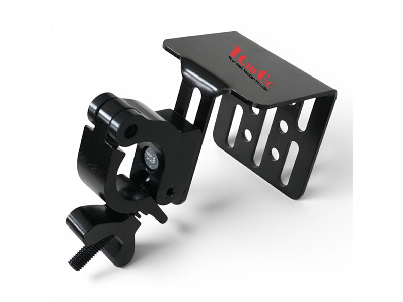 Direct LED Video Panel to 2 Truss Pipe Mounting Bracket with Included Clamp Black  (5)