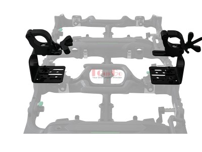 Direct LED Video Panel to 2 Truss Pipe Mounting Bracket with Included Clamp Black (9)