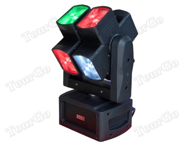 Dual Axis 8X10W RGBW 4in1 Disco Light with Pixel