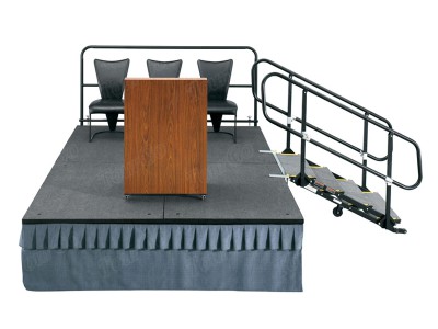 TourGo Event Folding Stage with 4ft x 8ft Mobile Stage Platform for Sale