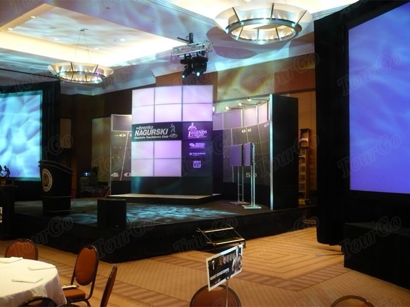 TourGo Event Stage for Sale / Aluminum Portable Stage Performance Platform Supplier