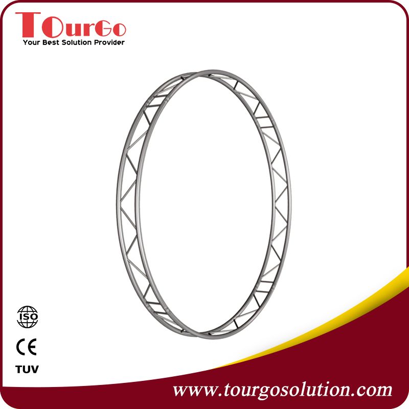 Flat Aluminum Vertical Circle Truss for DJ Laser Lights Diameter 1.5m