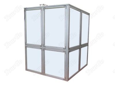 Full Transparent interpreter booths for 2 persons