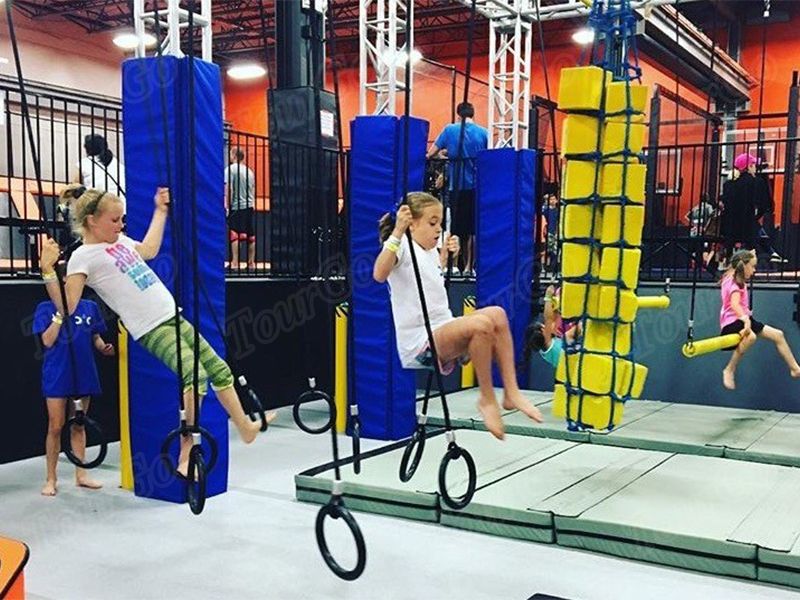 TourGo Indoor Adventure Park Ninja Warrior Kids Obstacles Course