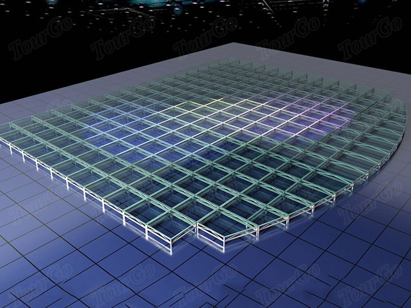 High Quality Plexiglass Stage Systems Aluminium Stage Deck for Concert Stage Equipment – TourGo