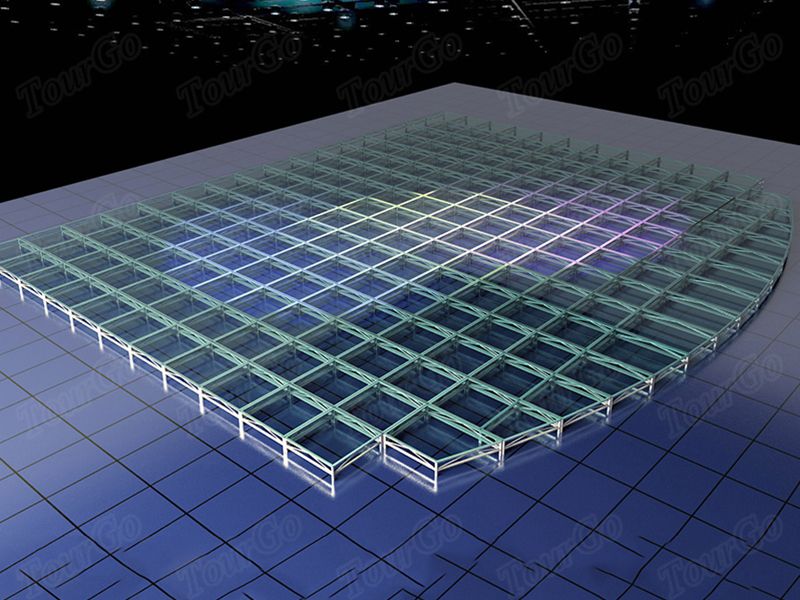High Quality Plexiglass Stage Systems Aluminium Stage Deck for Concert Stage Equipment – TourGo