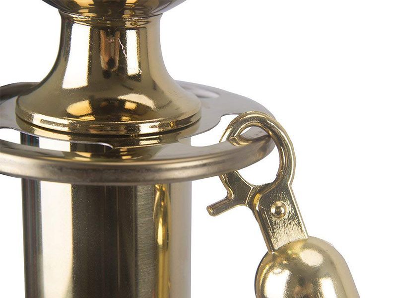 Gold Stainless Steel Retractable Stanchion Posts-4