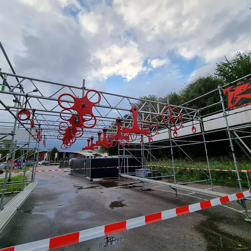 American Obstacles Equipment Outdoor Ninja Warrior Course