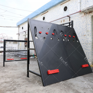 Outdoor Ninja Warrior Obstacle Course Equipment OLYMPUS WALL Climbing Cargo Net TRAVERSE WALL Portable Spartan Race Obstacles