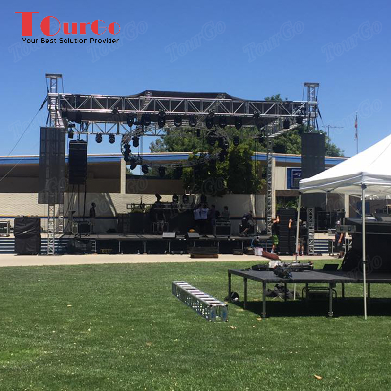 TourGo Outdoor Event Aluminum Stage Truss Display