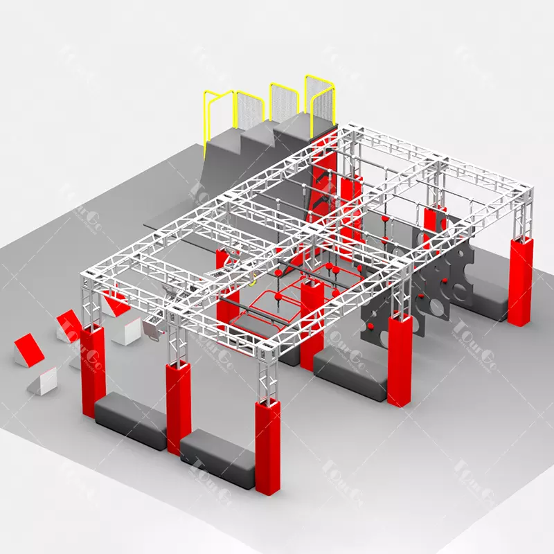 obstacle course ninja warrior gym for kids