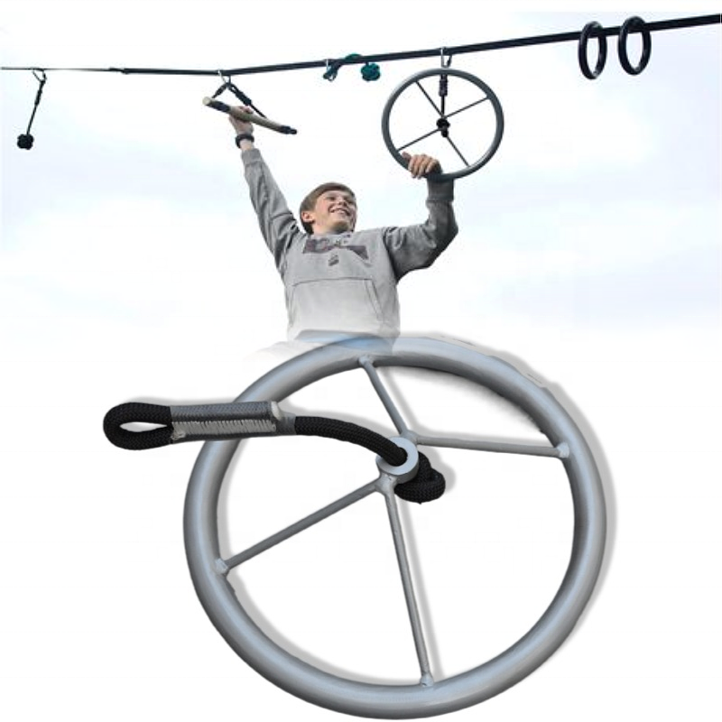 Outdoor Ninja Warrior Training Equipment Ninja Knot Ring Wheel for Kids