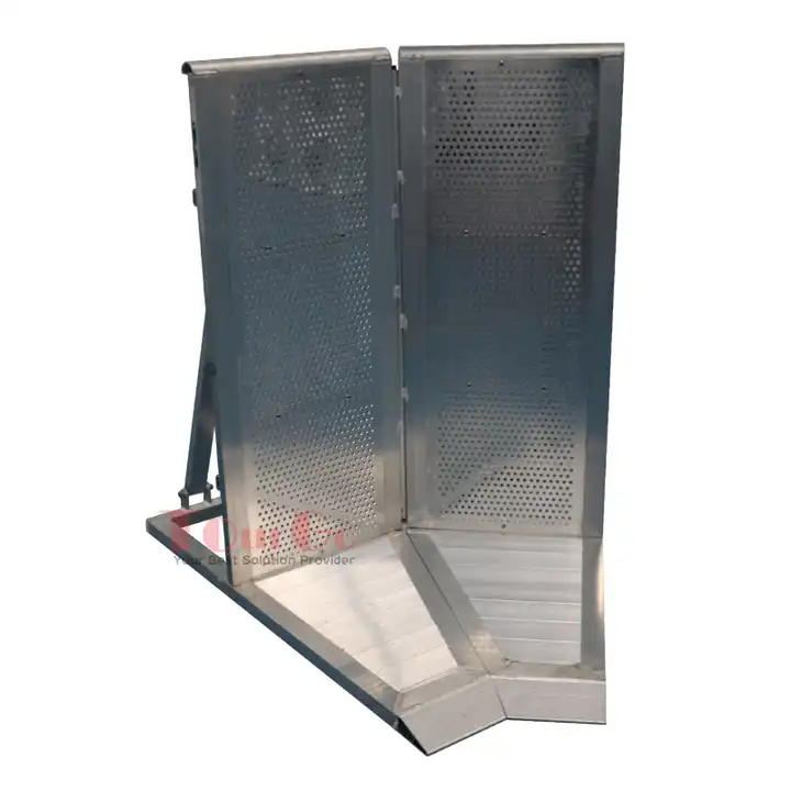 Used Aluminum Concert Barrier 45-135 Degree Corner Stage Barrier