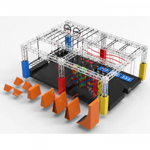 Indoor ninja course adult obstacle course...
