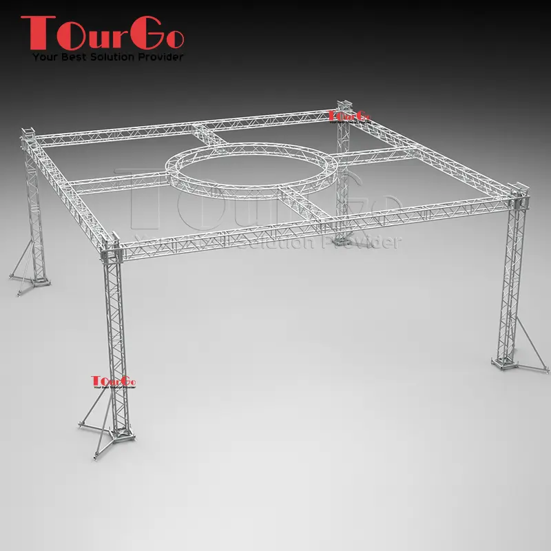Aluminum Concert Stage Lighting Truss with Round Roof