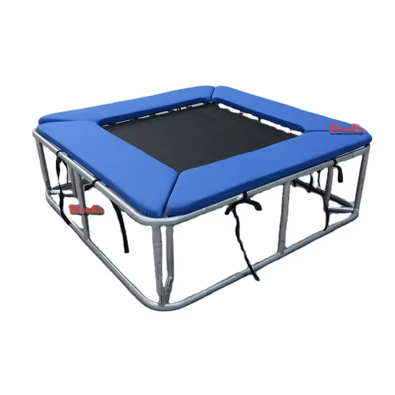 detachable mini trampoline gymnastic ninja training trampoline with safety pad for Ninja Course