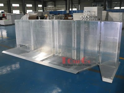 TourGo TUV Certificate Aluminum Concert Barrier Stage Crowd Control Barrier