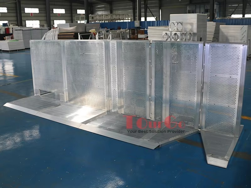 TourGo TUV Certificate Aluminum Concert Stage Crowd Control Barrier