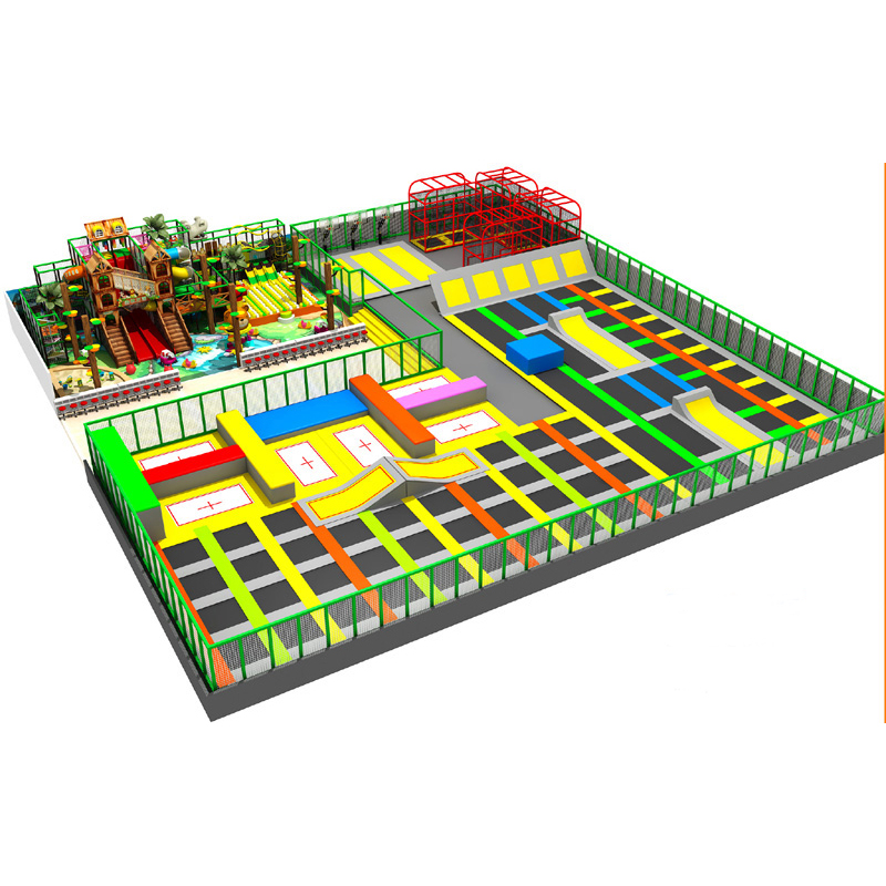 China Professional Supplier Commercial Indoor Children Playground Gymnastic Jumping Trampoline Park