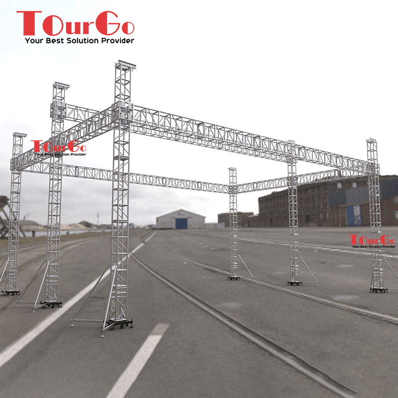 Aluminum Outdoor Concert Stage Lighting Roof Truss System for Sale