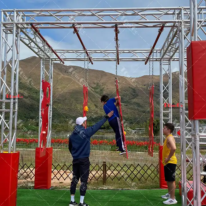 kids adults adventure indoor outdoor playground gym equipment ninja warrior obstacle course