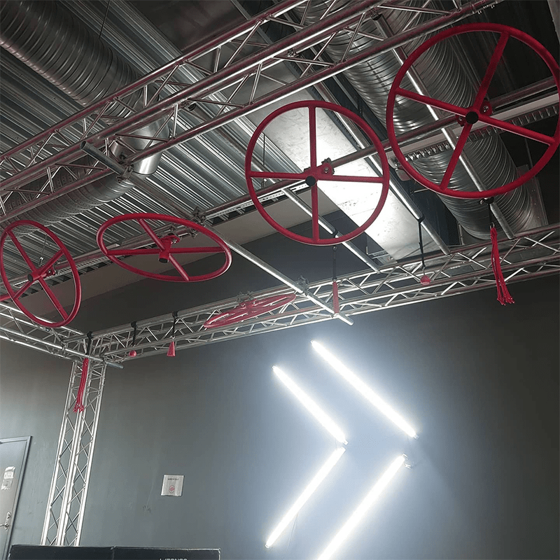 American indoor gym ninja obstacle course for kids and adults