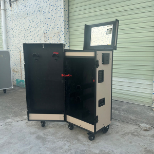 Tack Trunk Horse Saddle Flight Case Equestrian Double Door Tack Locker Box