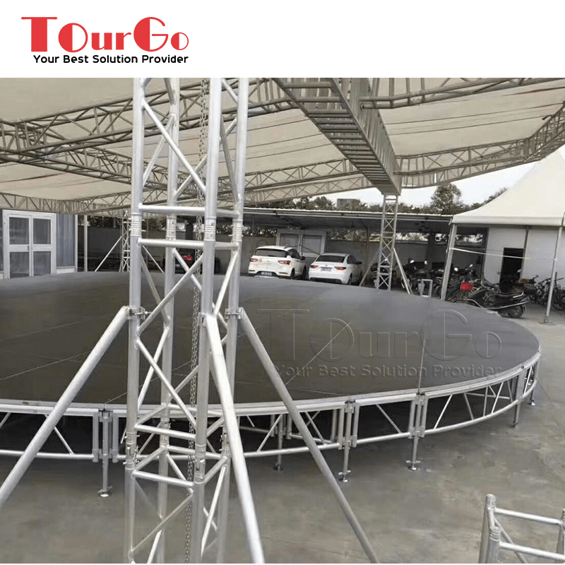 Mobile Portable Decoration Round Stage for Wedding