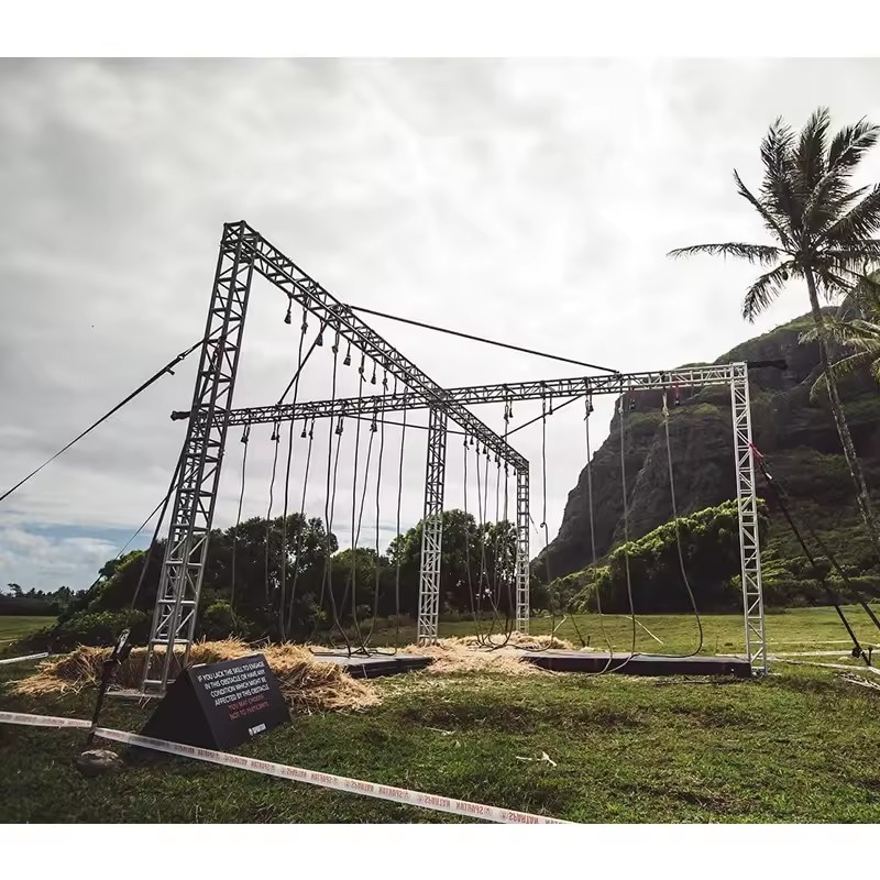 Outdoor Ninja Warrior Spartan Race Obstacle rope climbing for Obstacle Course Racing