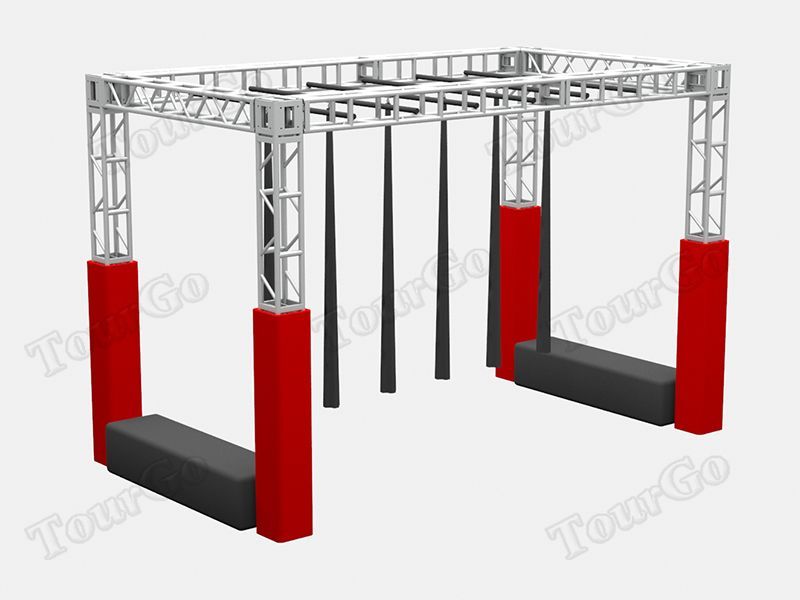 HANGING SILKS-Ninja Obstacle Elements