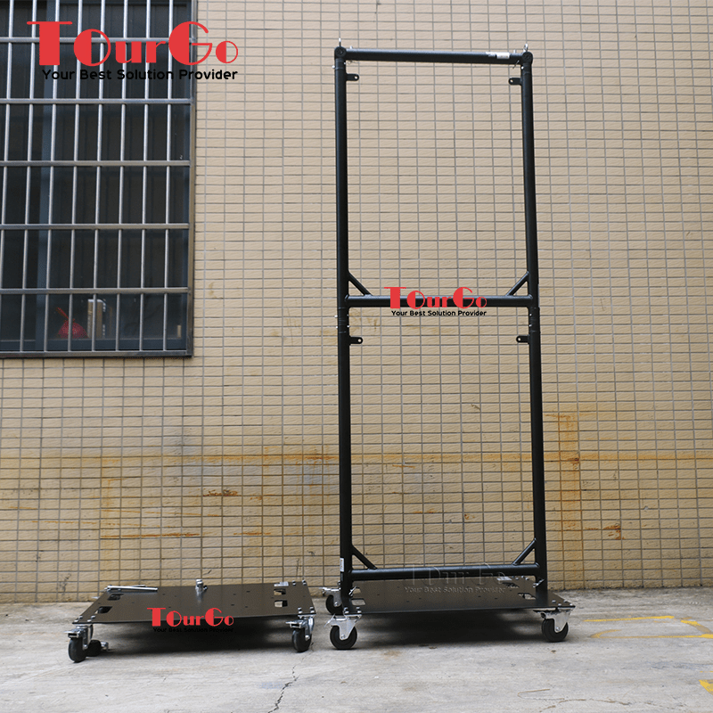 TourGo Black Global U-Torm and U-Frame Modular Lighting Truss