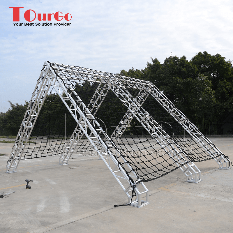TourGo Outdoor A Frame Cargo Net Climb Spartan Race Obstacle Course
