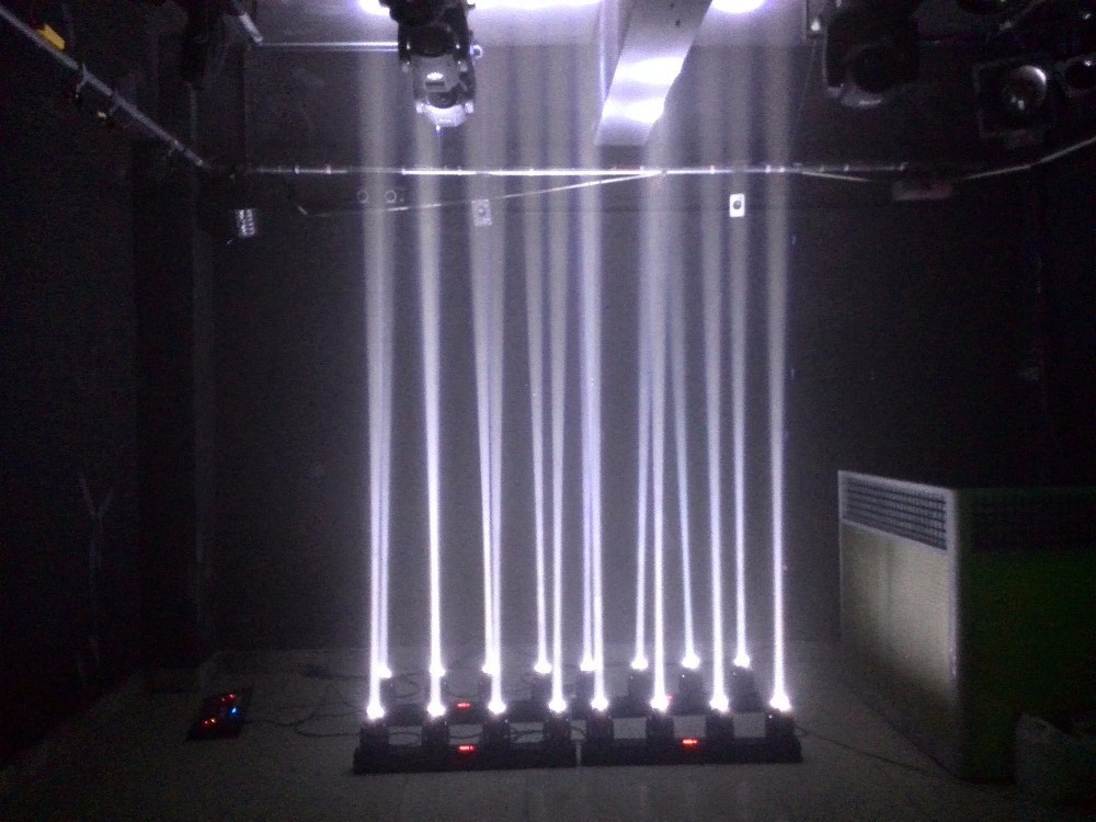 Four Small LED Moving Head Beam Light