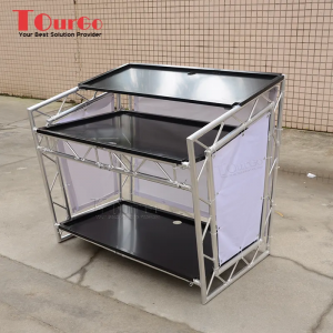 Portable DJ Table / DJ Booth Truss / Folding DJ Truss Stand on Sale