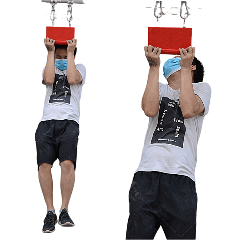 Customized Ninja Warrior Holds Sets Best fitness equipment Hanging pinch training obstacle Vertical Limit 90 degrees