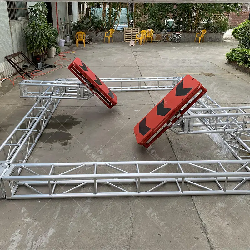 Outdoor Fitness Equipment Quintuple Steps Obstacle Course for American Ninja Warrior