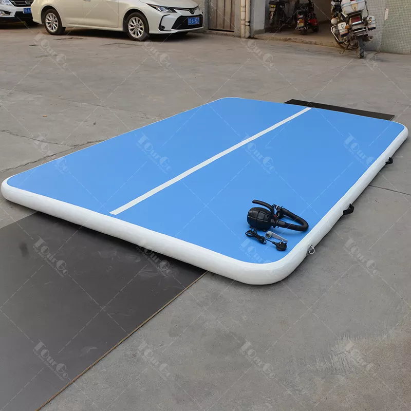 Gymnastics Sporting Air Track Tumbling Mat Inflatable Cheerleading Gymnastics Landing Airtrack Mat for Sale