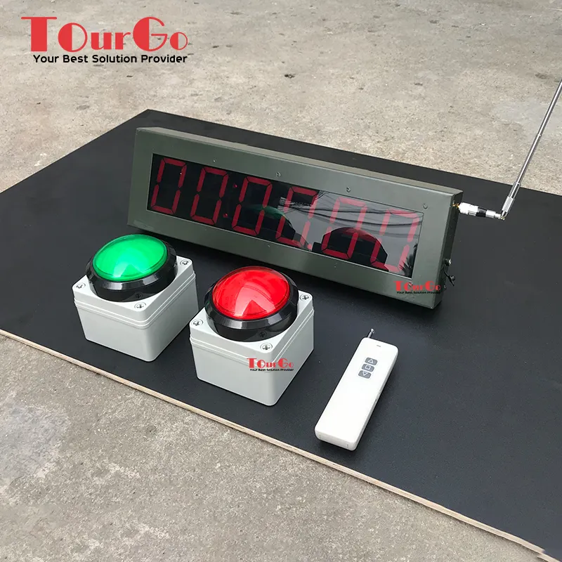Large 4 Inch 6 Digit Remote Control Digital GYM Fitness Training Timer