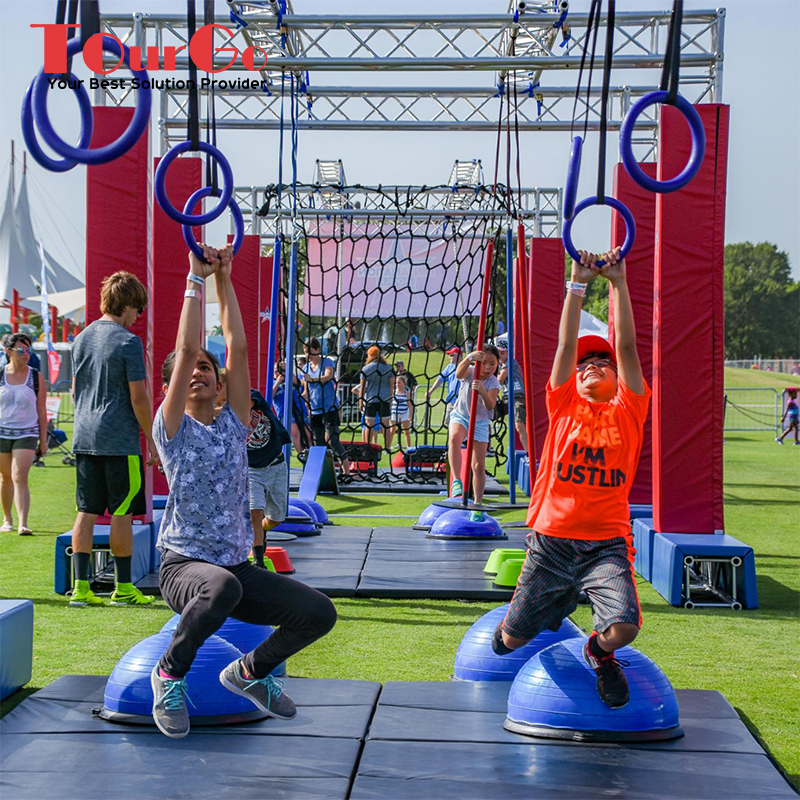 TourGo Outdoor Playground Ninja Obstacle for Kids