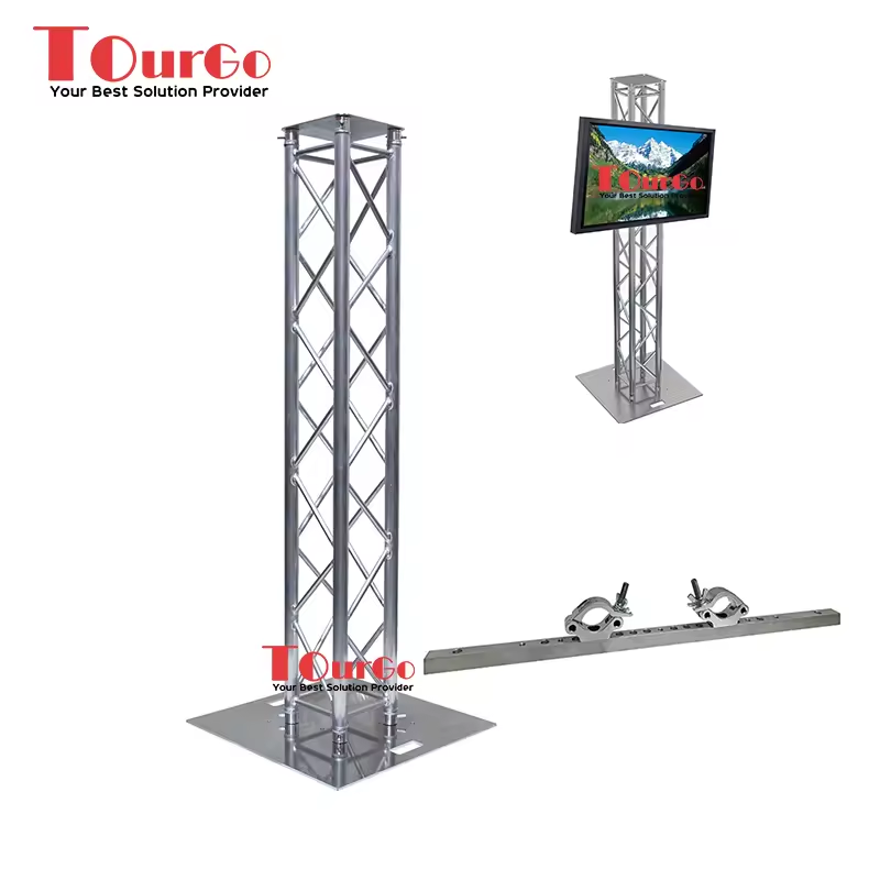 TourGo Easy Install Aluminum Hanging TV Stand Truss, TV Truss Stand