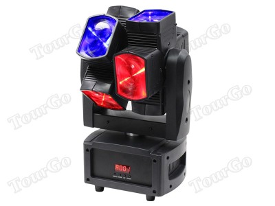 Hot wheel Dual Axis 8x10w 4in1 led beam light
