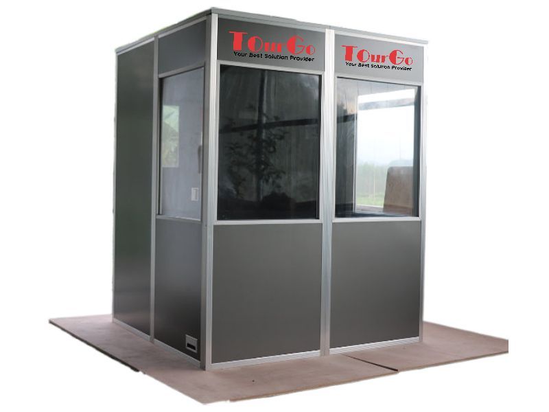 TourGo ISO Full Size Interpretation Booth / Soundproof Booth For Simultaneous Translation