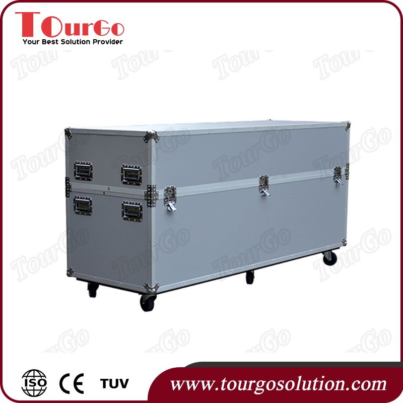 TourGo Top Loader Flight Case on wheels for Interpreter Booth Transport