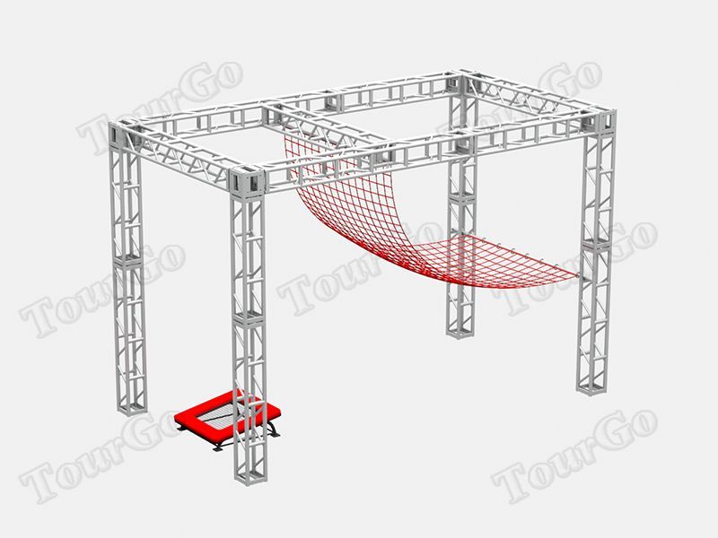 JUMP TO CARGO NET–Ninja Obstacle Elements