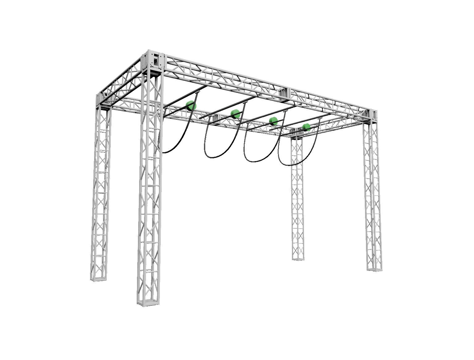 Jungle Swings – Ninja Obstacle Elements