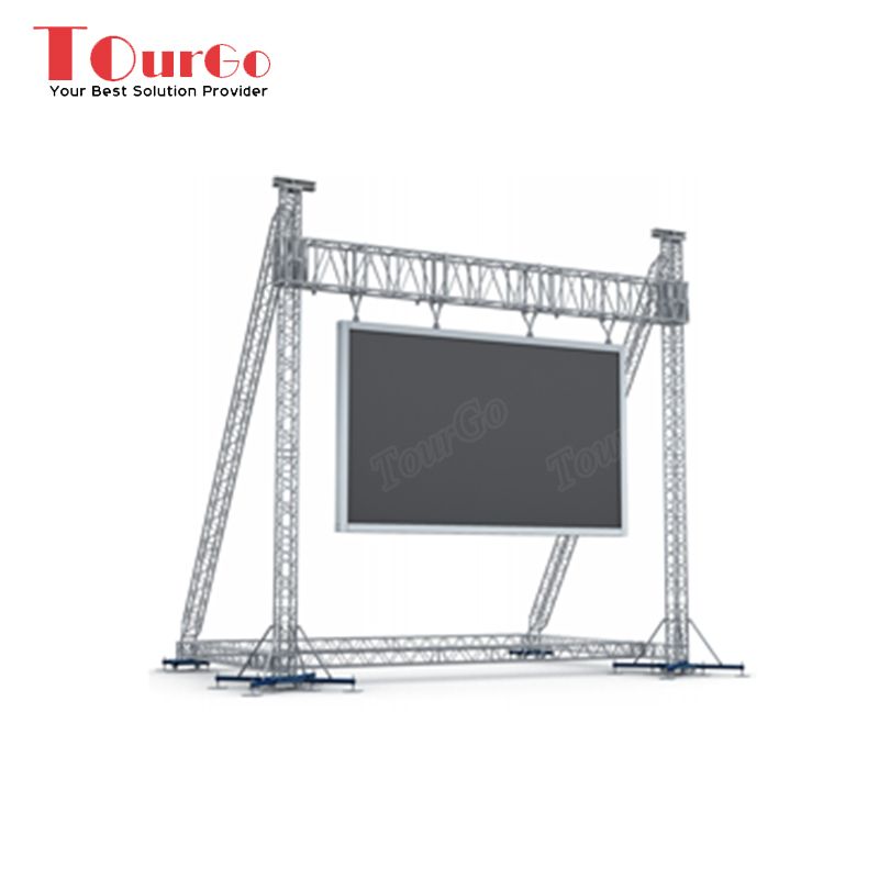 TourGo Aluminum LED Display Truss LED Ground Support Truss for Advertising
