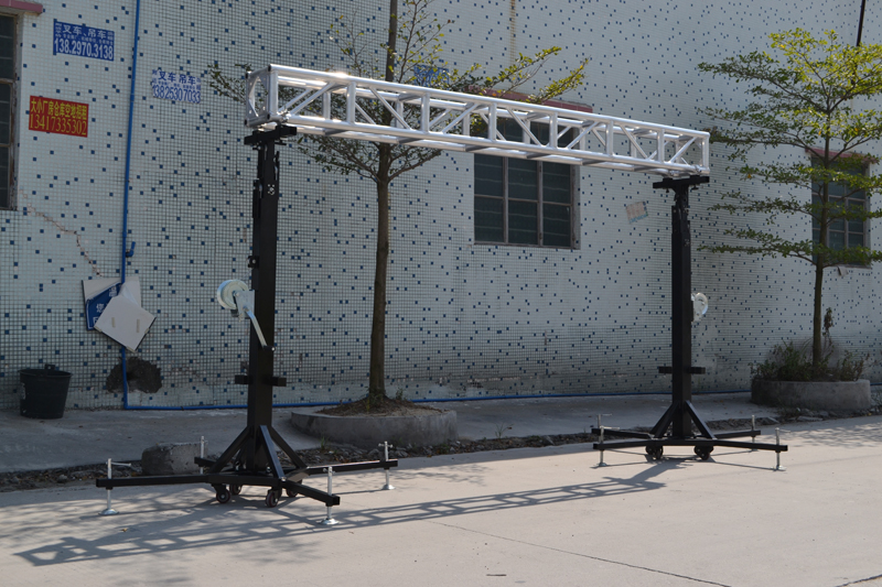 6m Heavy Duty Light Crank Stand with 3.5m Aluminum Bolt truss