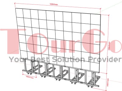 One Frame, Three Heights: TourGo Aluminum Truss Stacking System Redefines LED Display Versatility