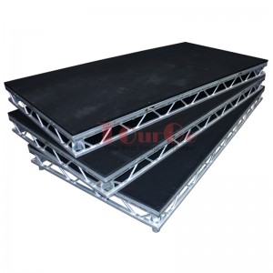 Aluminum Wedding Portable Stage Platform Event Adjustable Mobile Mega Desk Staging for Sale