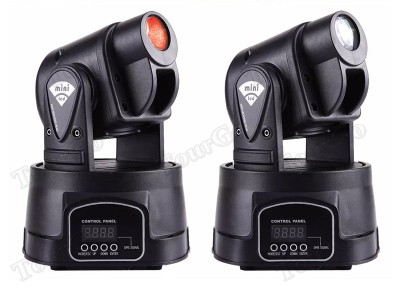 18W LED Mini RGB DMX 512 Moving Head Spot Light